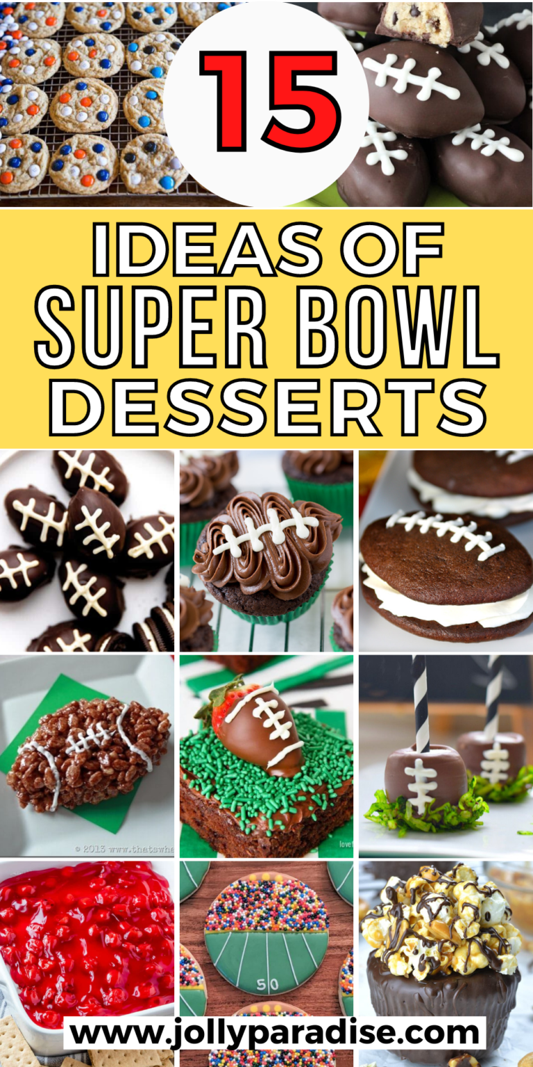 15 Easy Super Bowl Desserts Jolly Paradise