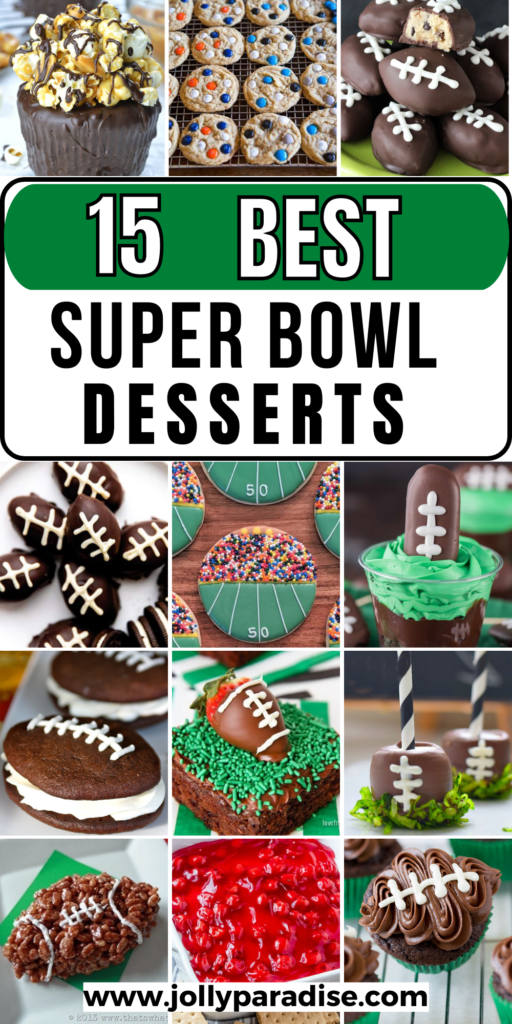 15 Easy Super Bowl Desserts Jolly Paradise