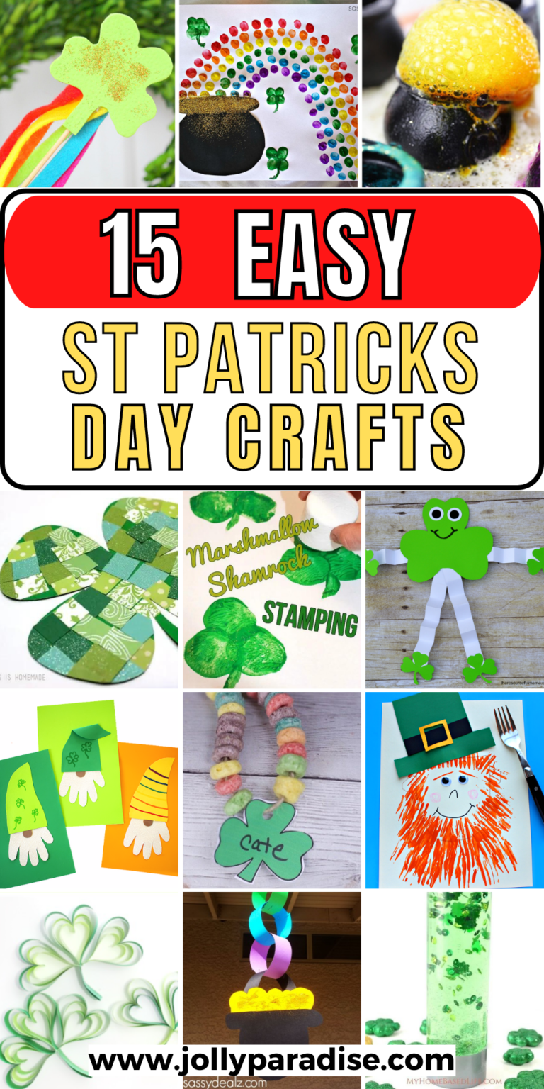 15 Best St Patricks Day Crafts For Kids - Jolly Paradise