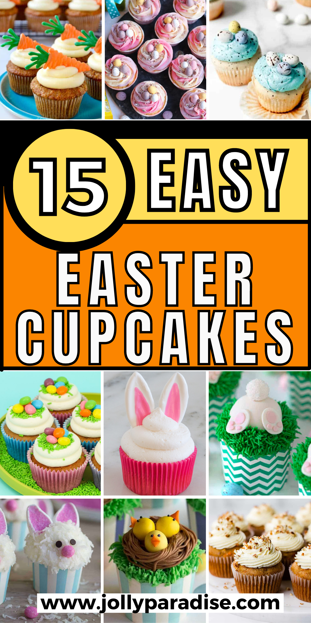 15 Best Easter Cupcakes - Jolly Paradise