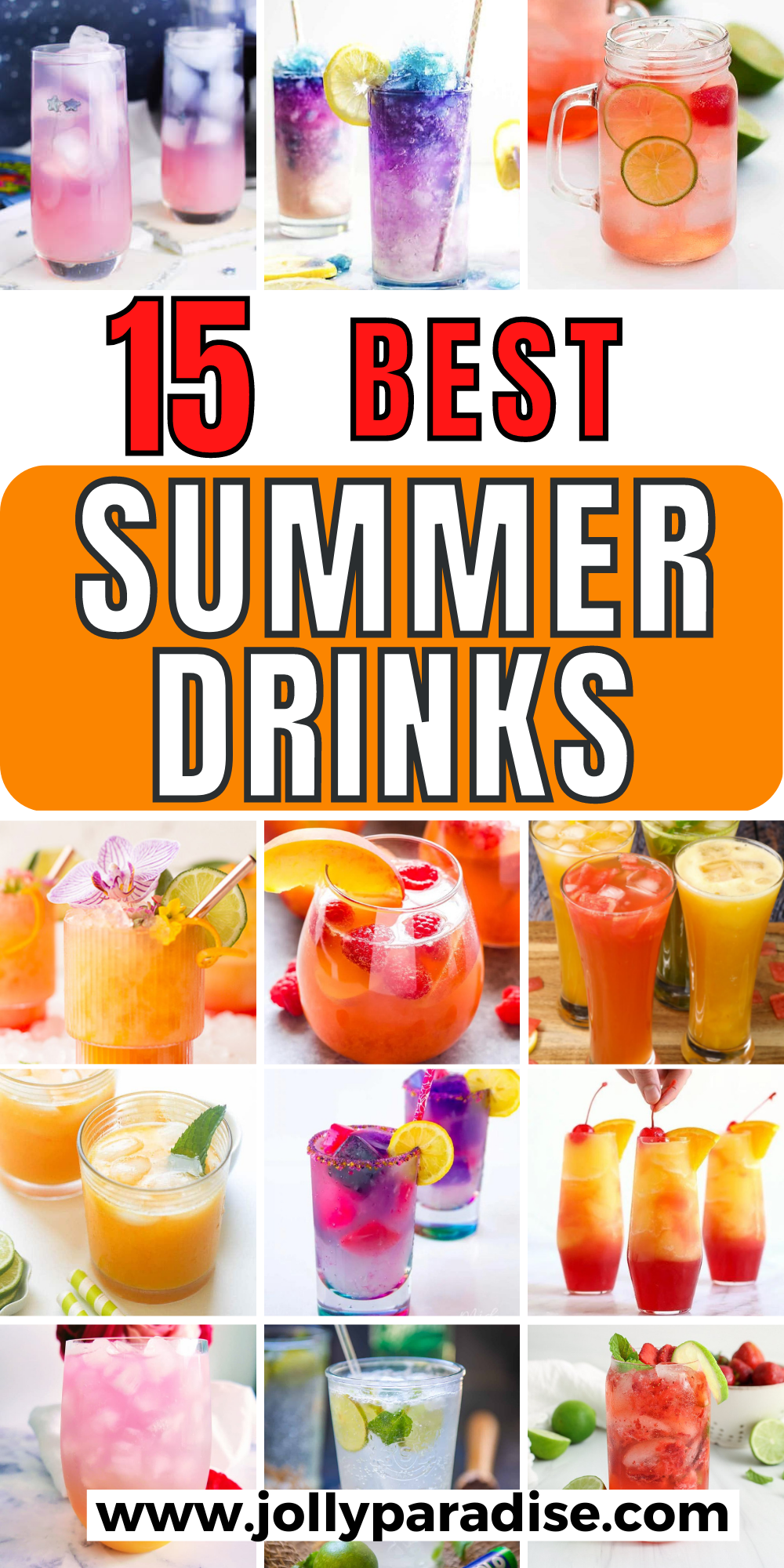 15 Best Summer Drinks Jolly Paradise