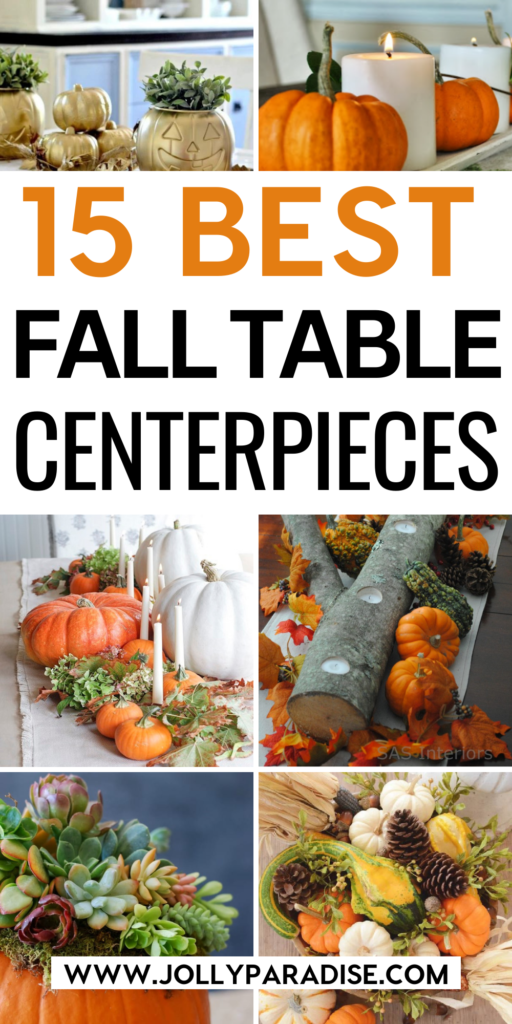 15 Best Fall Table Centerpieces - Jolly Paradise