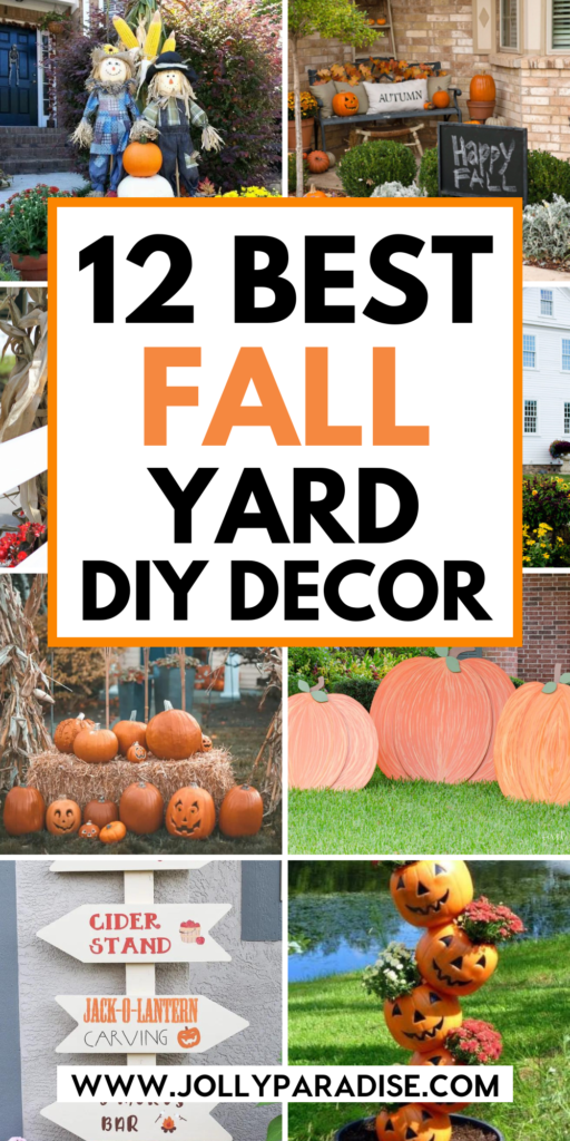 12 Best Fall Yard Decor - Jolly Paradise