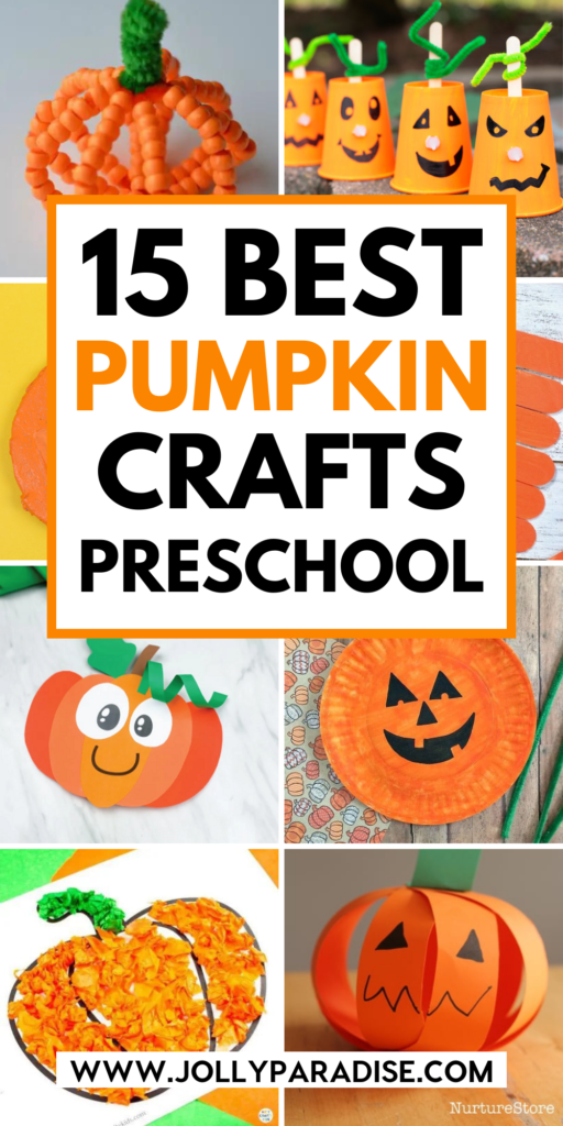 15 Best Pumpkin Crafts Preschool - Jolly Paradise