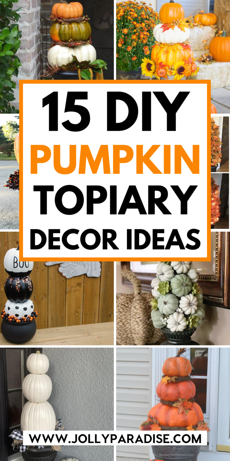 15 Best Pumpkin Topiary Diy - Jolly Paradise